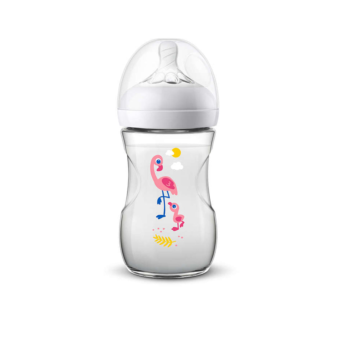 AVENT Biberon Naturel Flaming 260ml +1m Scf070/21