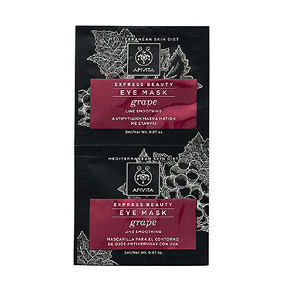 Apivita Express Beauty Eye Mask Grape 6*2*2ml