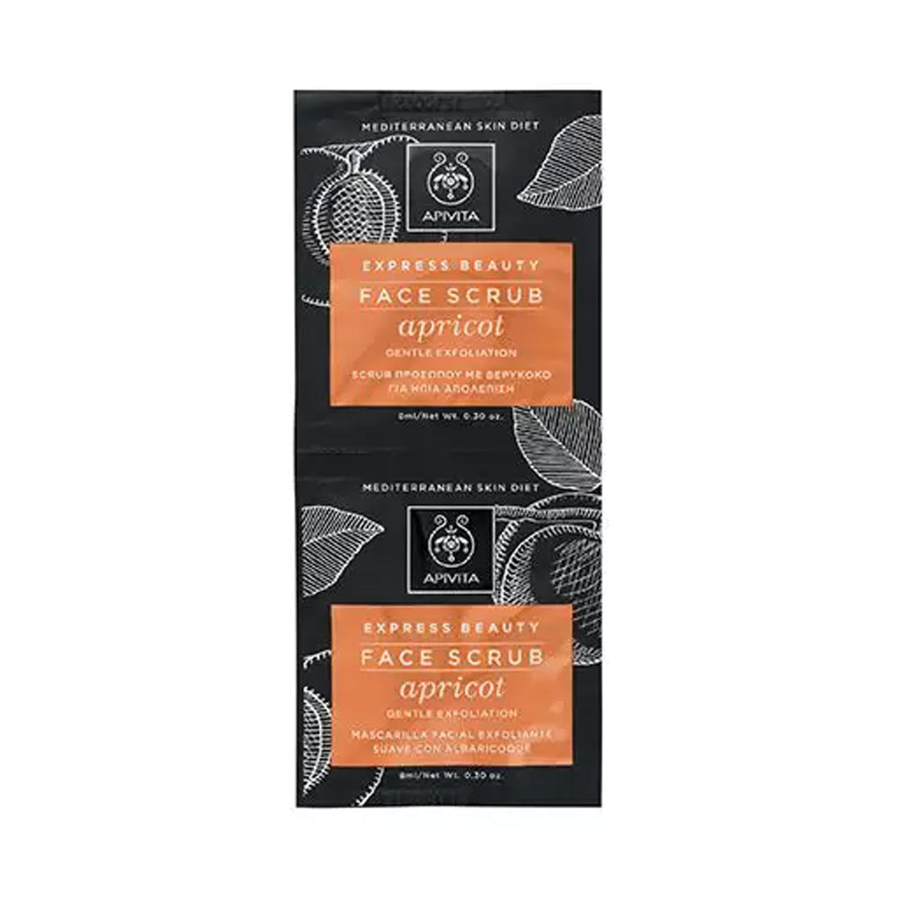 Apivita Express Beauty Face Scrub Apricot 6*2*8ml
