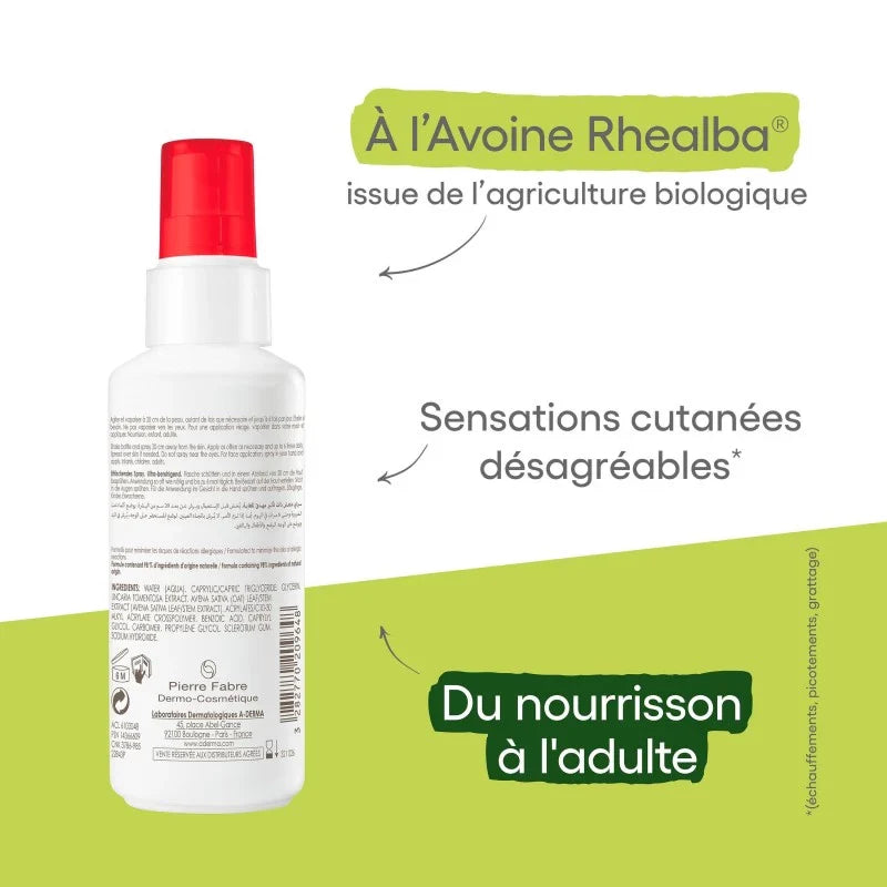 A-Derma CUTALGAN Spray rafraîchissant ultra-calmant 100ml