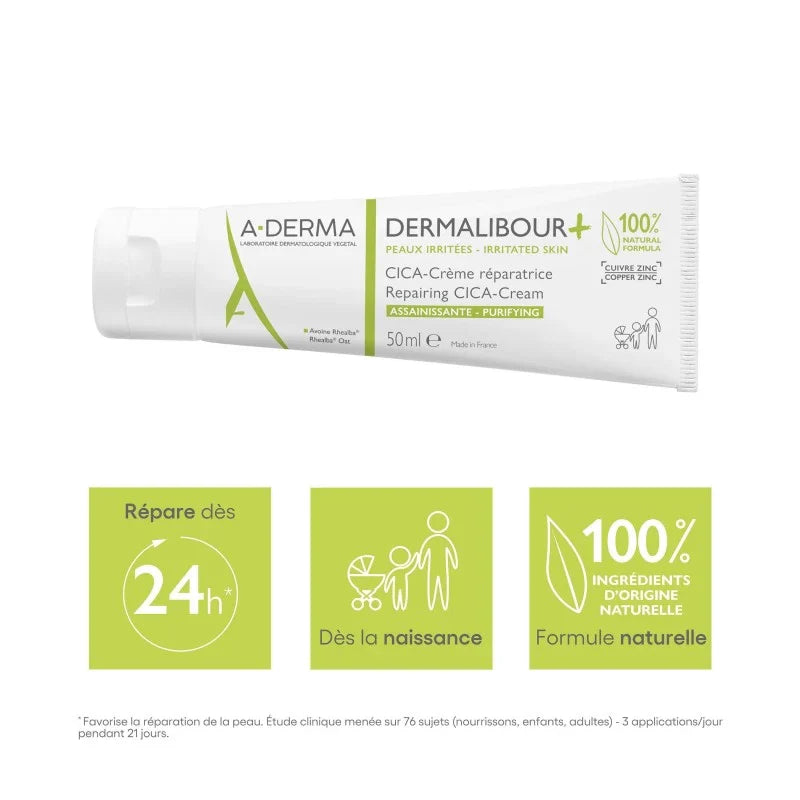 A-Derma DERMALIBOUR Crème Réparatrice 50 ml