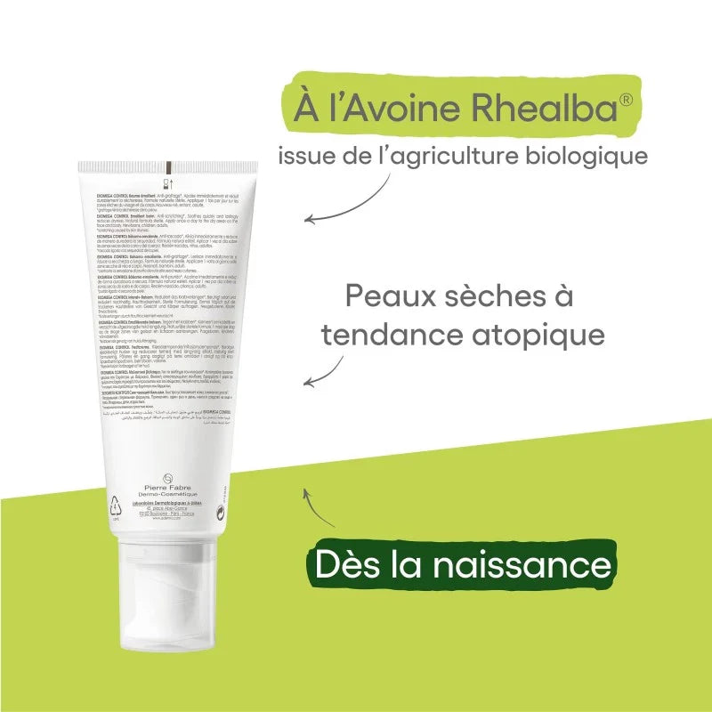 A-Derma EXOMEGA CONTROL Baume émollient anti-grattage 200ml