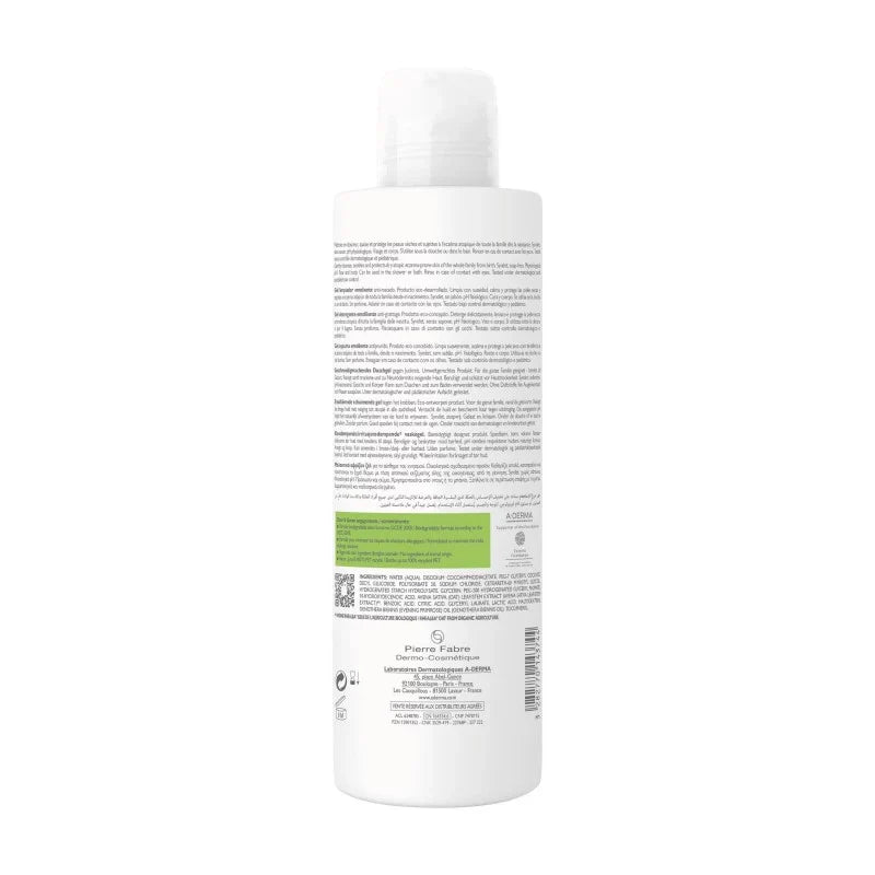 A-Derma EXOMEGA CONTROL Gel Moussant Émollient anti-grattage