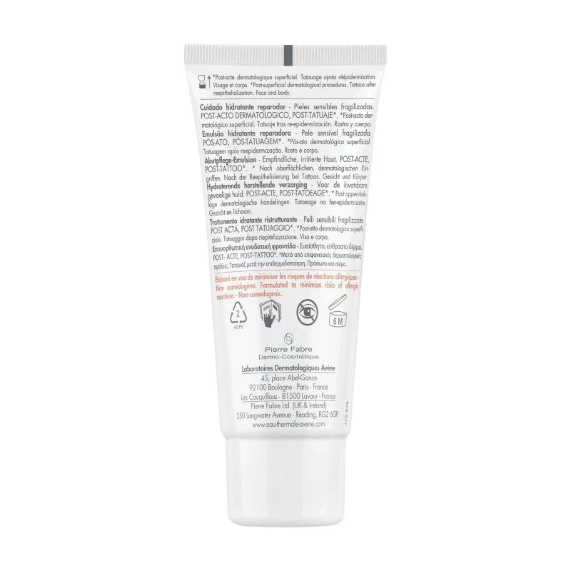 Avène Cicalfate Émulsion Réparatrice POST-ACTE Dermatologique superficiel 40ml