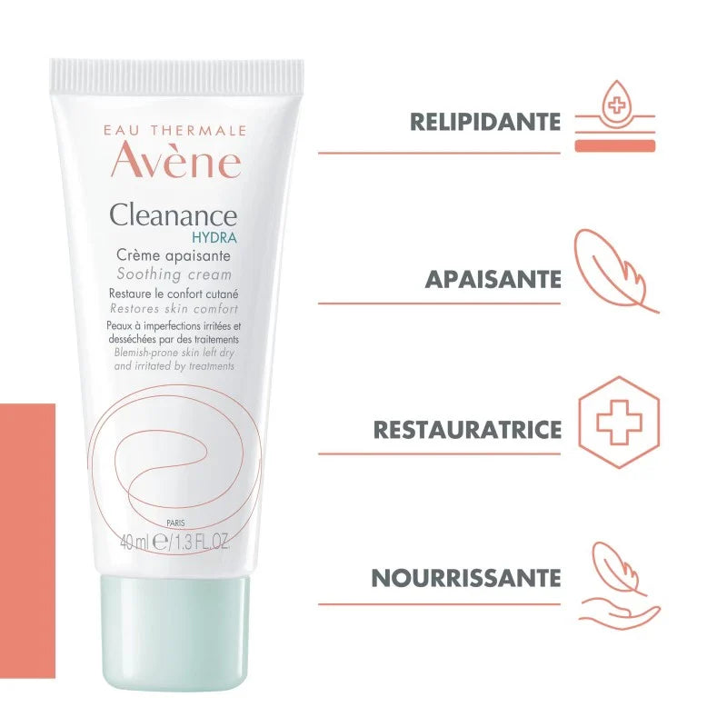 Avène Cleanance HYDRA Crème Apaisante 40ml