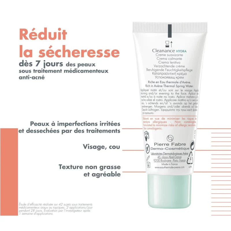 Avène Cleanance HYDRA Crème Apaisante 40ml