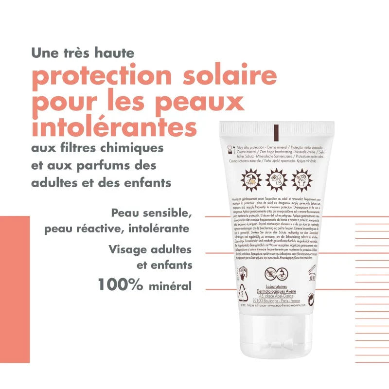 Avène Très haute protection Crème minérale SPF50+ 50ml