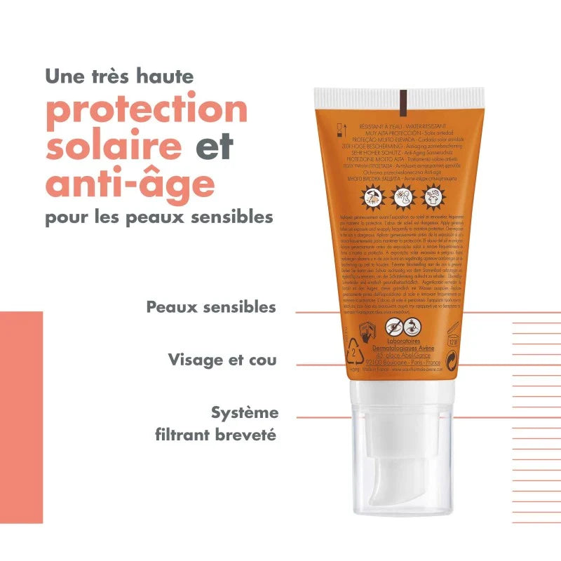 Avène Ecran Crème Solaire Anti-Oxydante SPF 50+