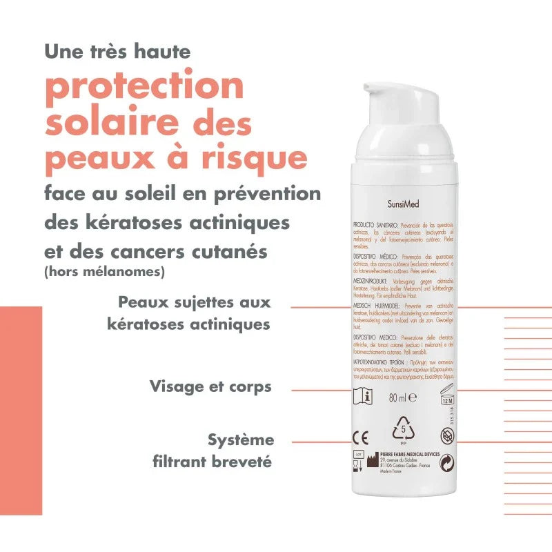 Avène Solaire SunsiMed Crème Peaux Sensibles 80ml
