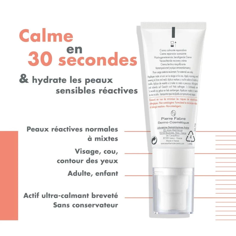 Avène Tolérance Control Crème Apaisante Restauratrice 40ml