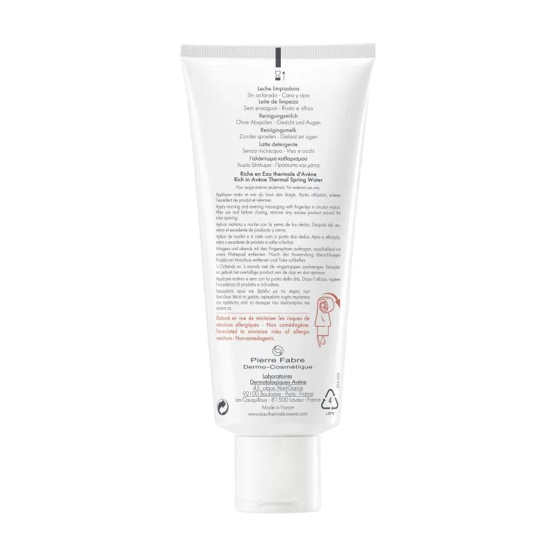 Avène Tolérance EXTRÊME Lait Nettoyant Cosmétique Stérile 200ml