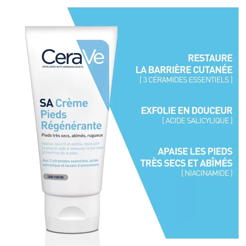 Cerave SA Crème Pieds Régénérante 88ml