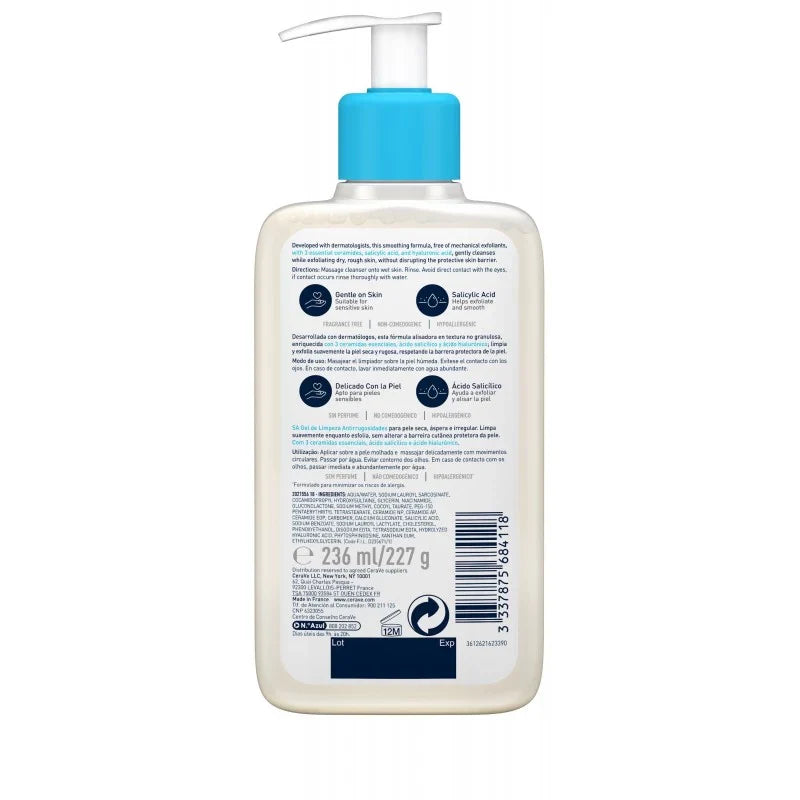 Cerave SA Gel Nettoyant Anti-Rugosités 473ml